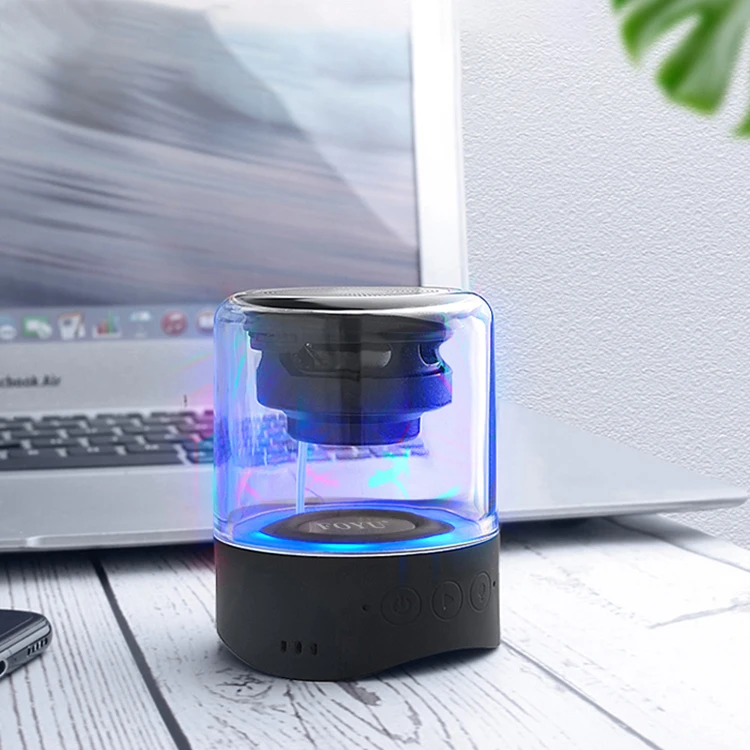 Лампа для дыхания сверкающая светодиодная мини беспроводная Портативная колонка