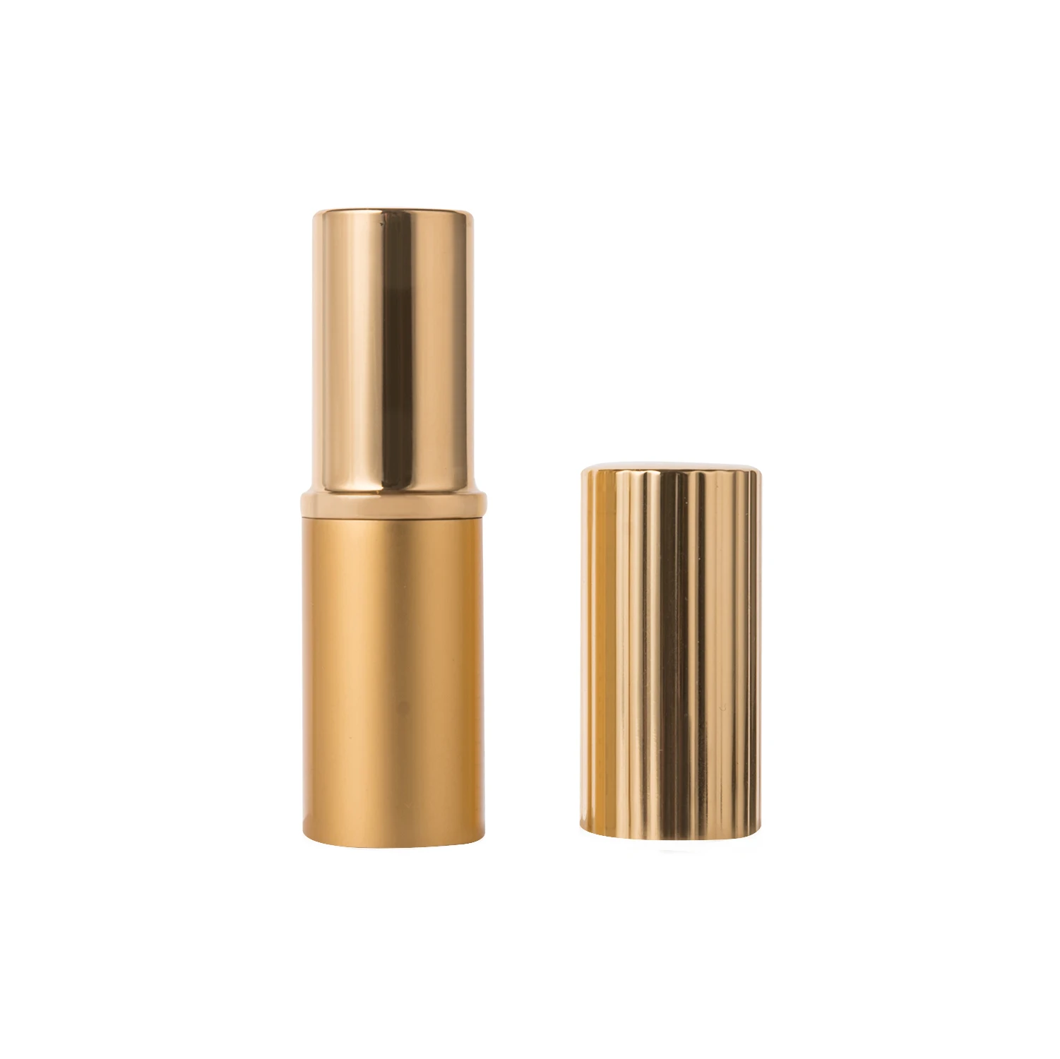 3.8g ABS Empty Lipstick Tubes Gold Plastic Lipstick Container