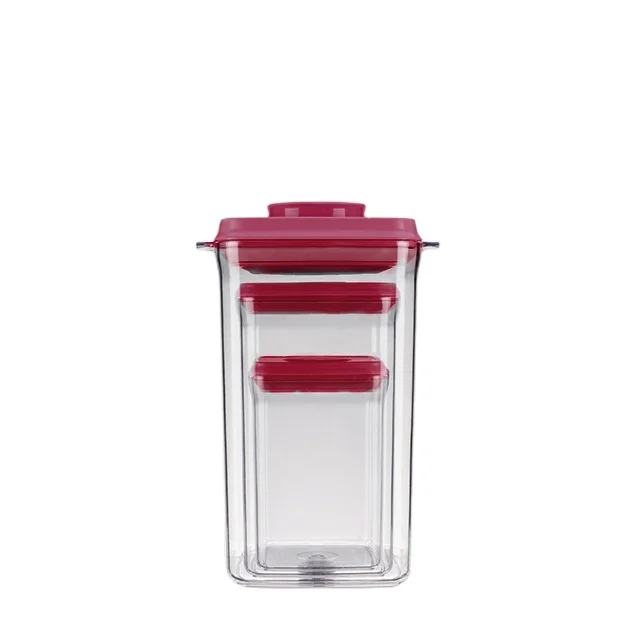 Factory Price Transparent Food Cookie Jar Airtight Food Container Storge Jar For Milk Powder , Flour , Cereals And More