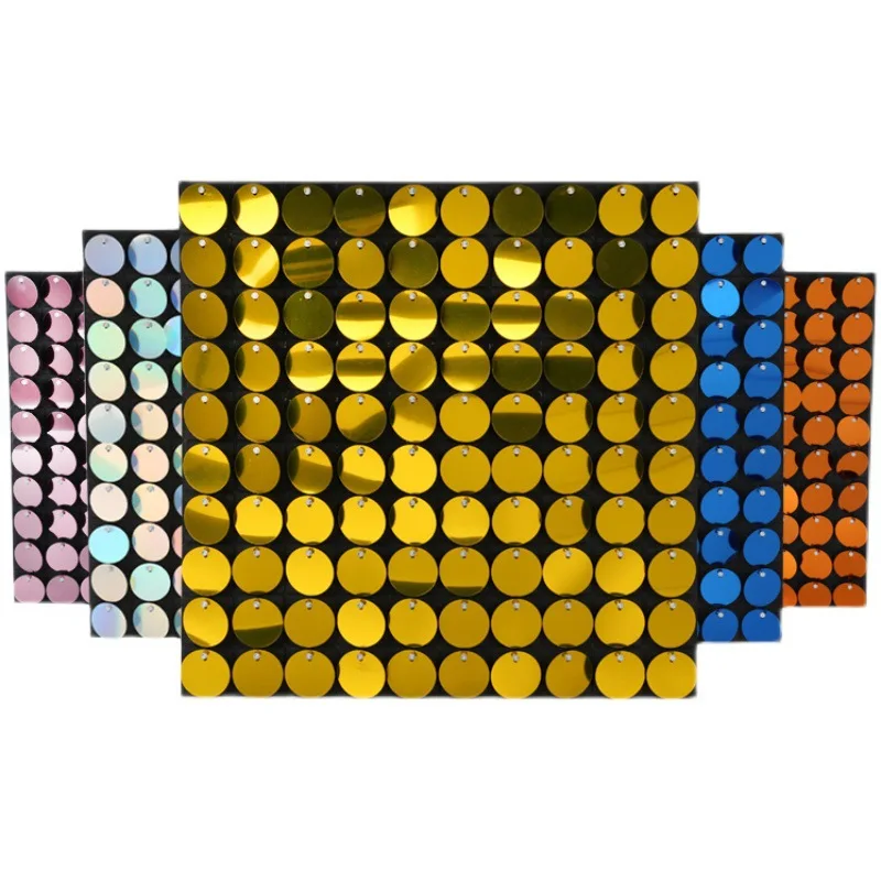 Shimmer disc sequin wall decorative shimmer panel