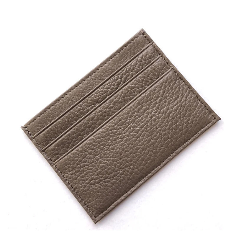 Лидер продаж, держатель для карт из натуральной кожи, Женский держатель для 6 кредитных карт, кошелек для банковских карт