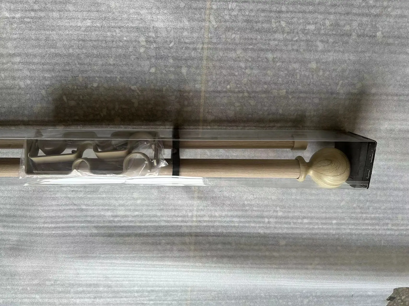 High Quality iron Finials Metal Accessories Adjustable Curtain Rod  For  windows