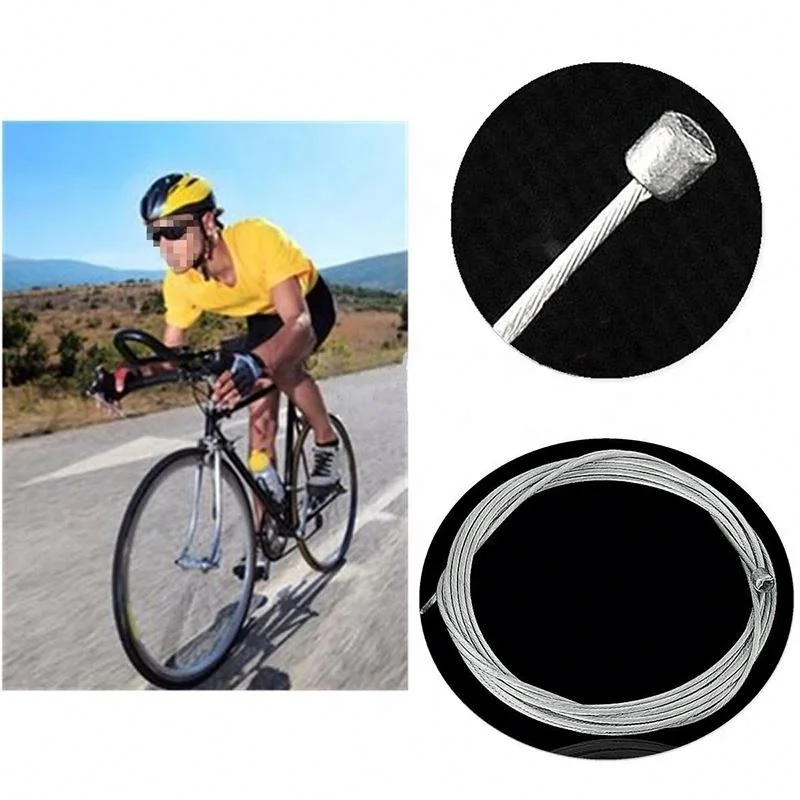 IRONDONKEY Bike Brake Shifting Cable MTB Road  Front Rear Derailleur Brake Cable Inside Line 2000mm Inner Wire for MTB Road Bike