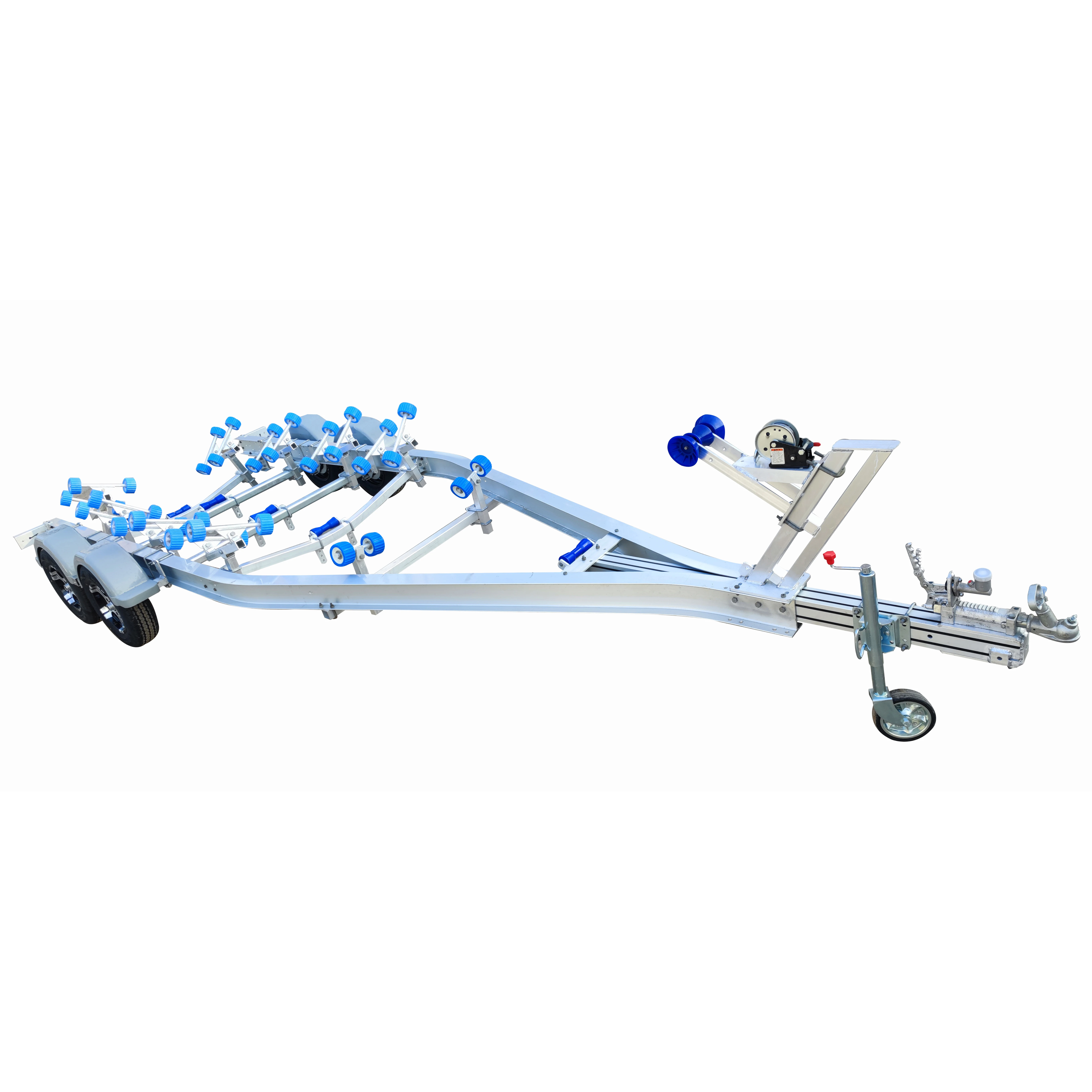 with VIN and DOT aluminium trailer 22ft tandem axle wobbly rollers