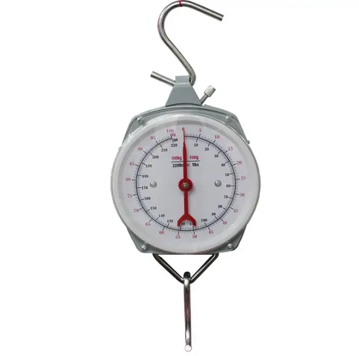 100kg Hanging Spring Baggage Scale mechanical weighing scale for grams