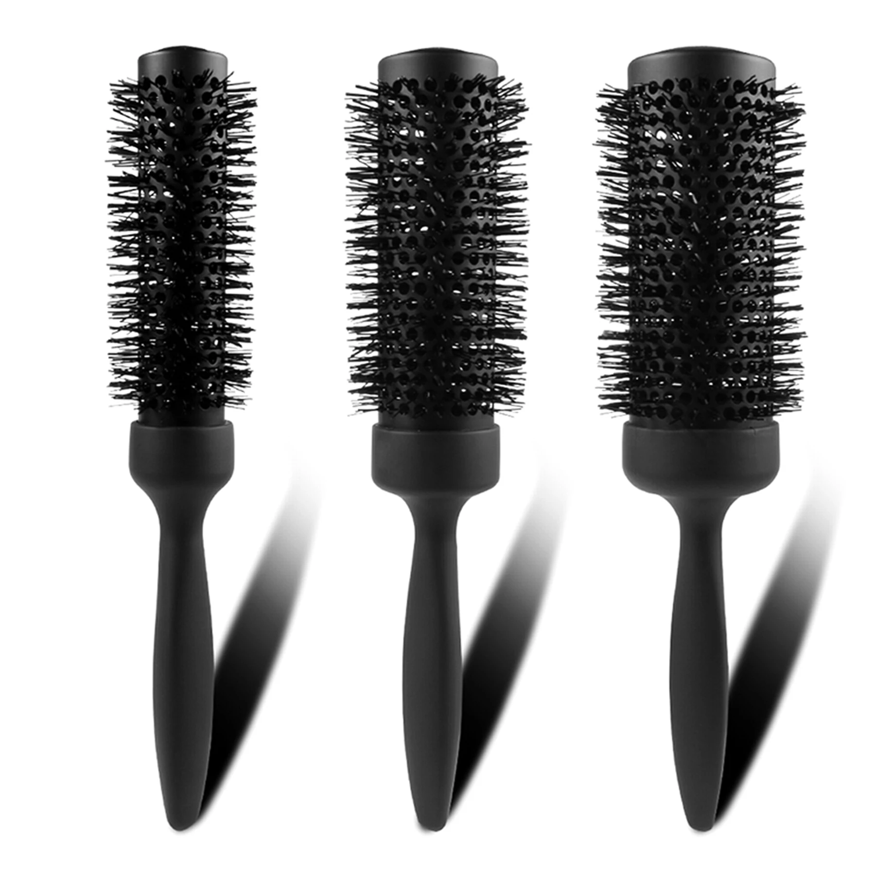 Private Logo Nylon Nano Technology Ceramic Round Hair Brush For Curling Hair
