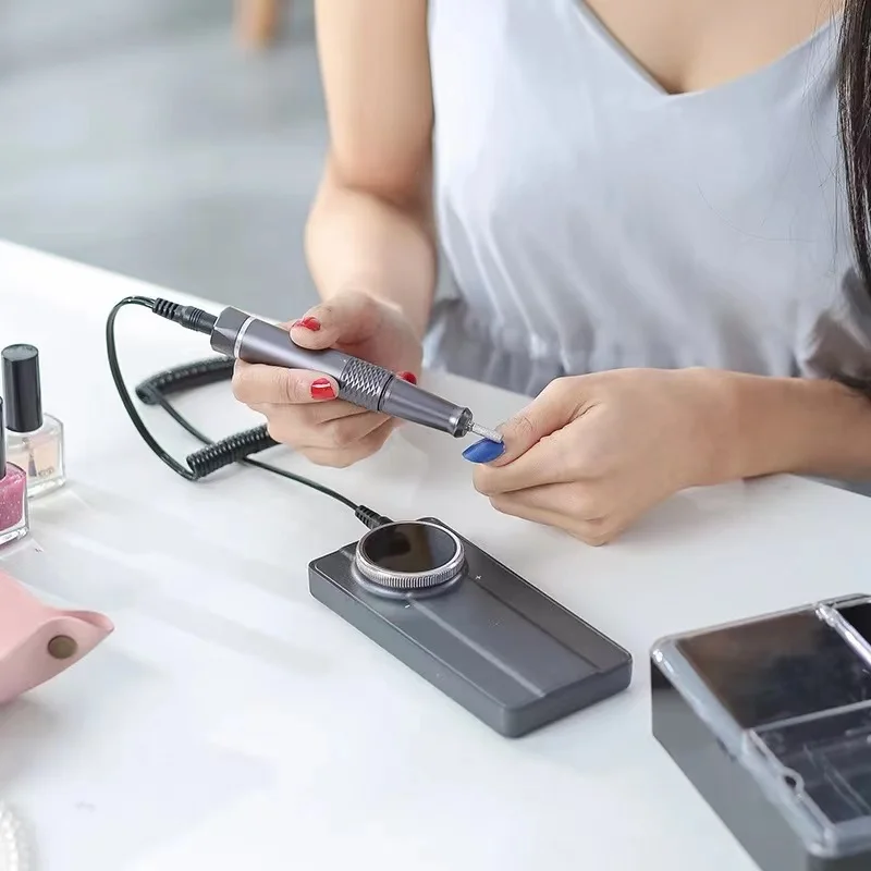 Factory Wireless Cordless Toenail Electric Fingernail File Pedicure Drill Nail Drill 35000 rpm  for Acrylic Nails Near me