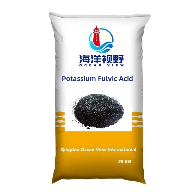 Factory Prices Mineral Potassium Humate Flake Mineral Potassium Fulvic Acid
