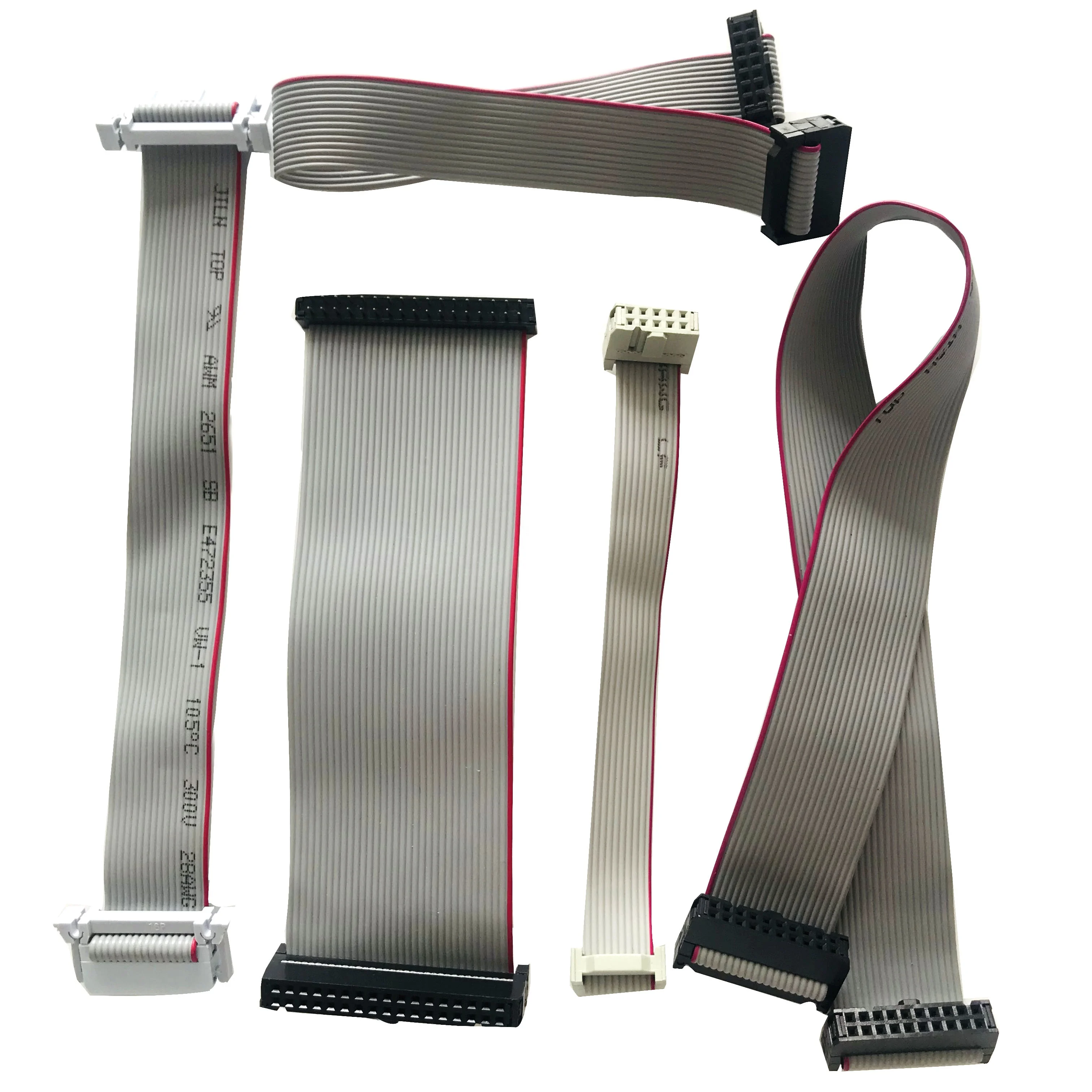 AWM 2651 105C 300v vw-1 28AWG Flat Flexible Cable With 16 Pin Idc Socket FFC Cables