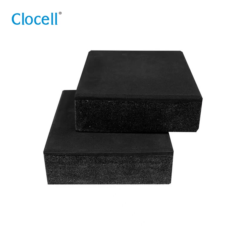 Clocell Square rubber cushioning block punching press quad-corner pad machine mechanical vibration anti-skid pad damping