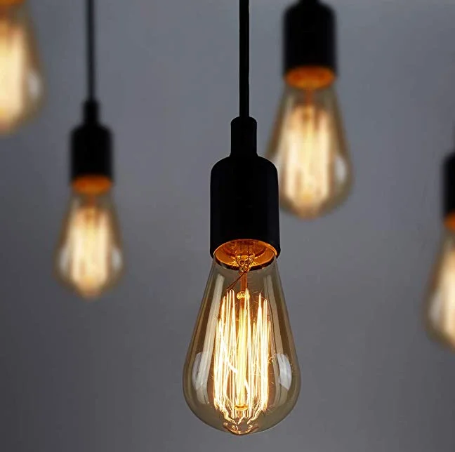 Vintage  E27 Straight Filament Edison Bulb Antique Decoration Bulbs