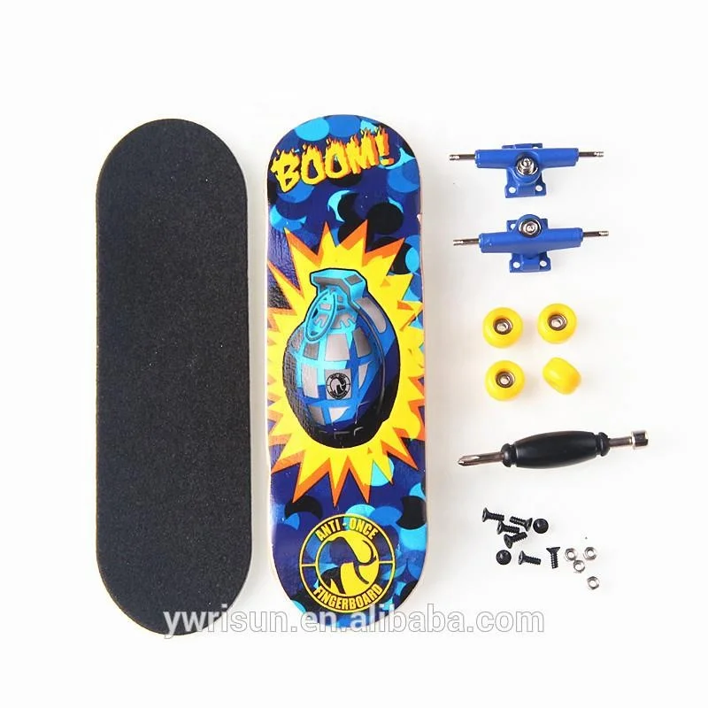 Random Party Gifts Aluminum Alloy Fingerboard Boys Toy Finger Scooter Skate Truck Mini Finger Skateboards