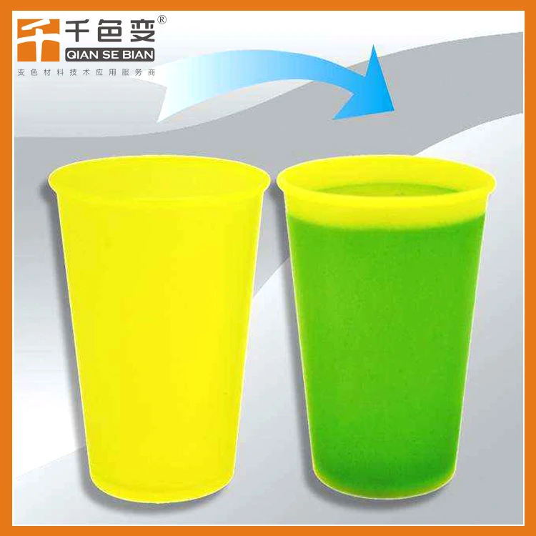 Thermochromic Thermosensitive Temperature Activated Color Changing Dip Pigment Powder Material Injection Molding Plastic Cup