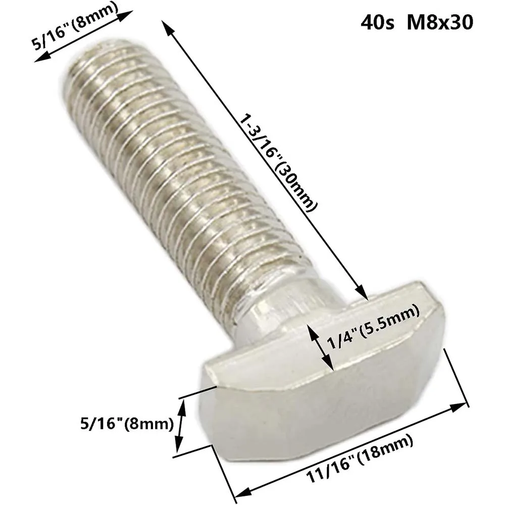 TOBO High Strength DIN186 T Bolt Stainless Steel Inconel Hex Nut Bolt HASTELLOY STEEL T-Head Bolts Plain Finish Manufacturer