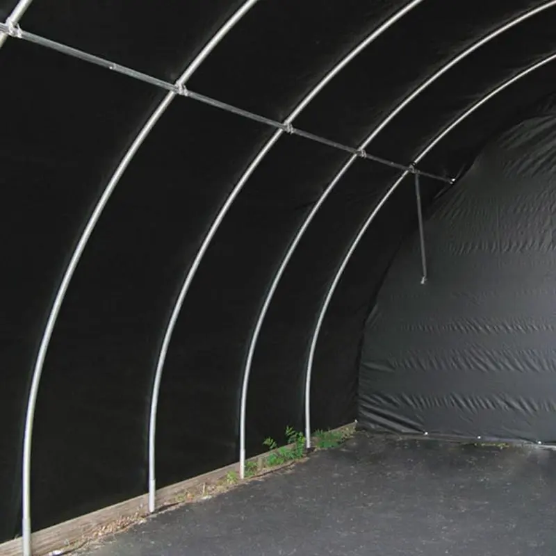 large agricultural blackout greenhouse with automated light deprivation system for sale