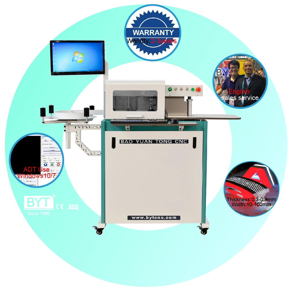 Factory Economic Aluminum Coil 3D Letters Channel letter bending machine