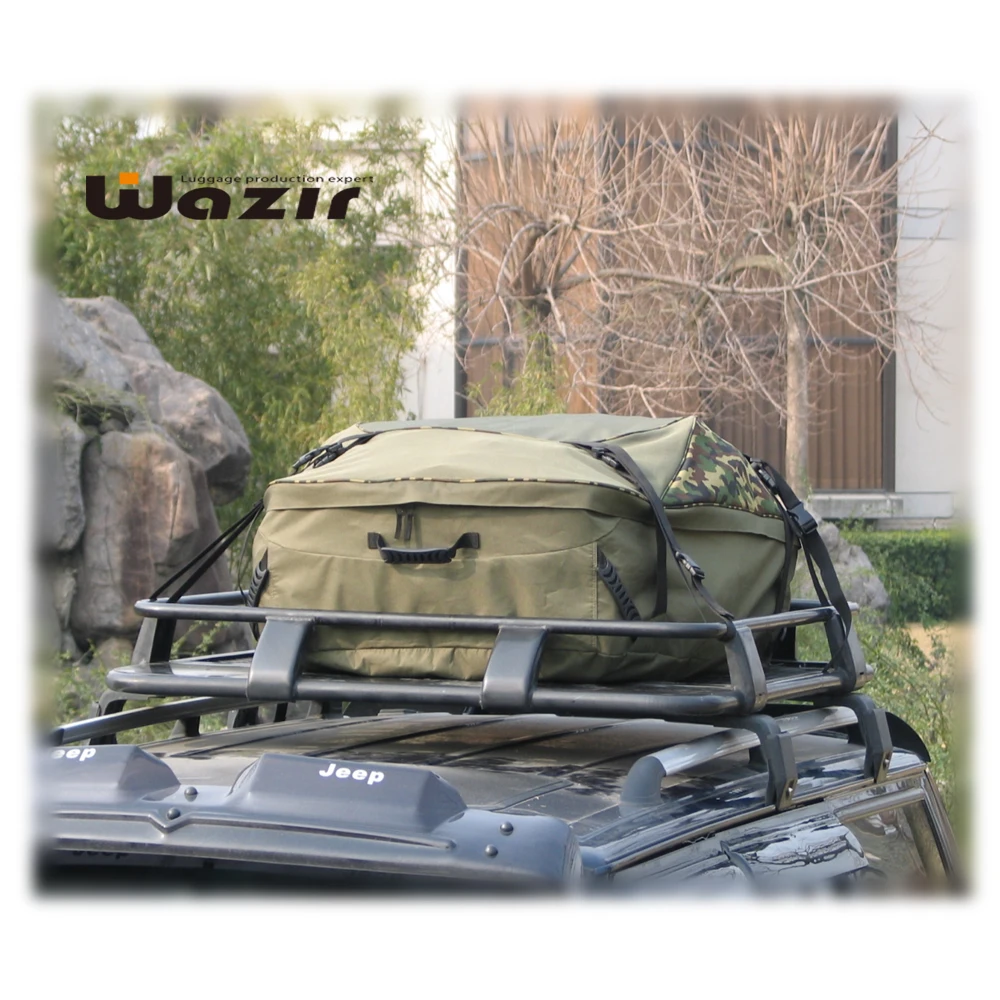 
Waterproof Car Roof Top Cargo Bag Rack Carrier Travel Storage Box For Jeep SUV 