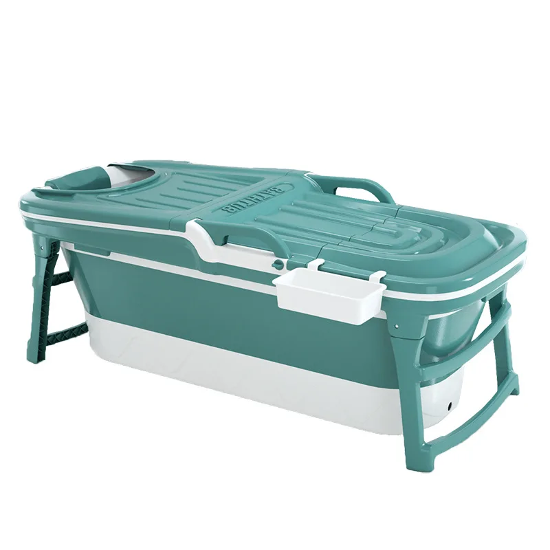 Hot sale winter bath large 1.5M foldable plastic bath tub for adults portable