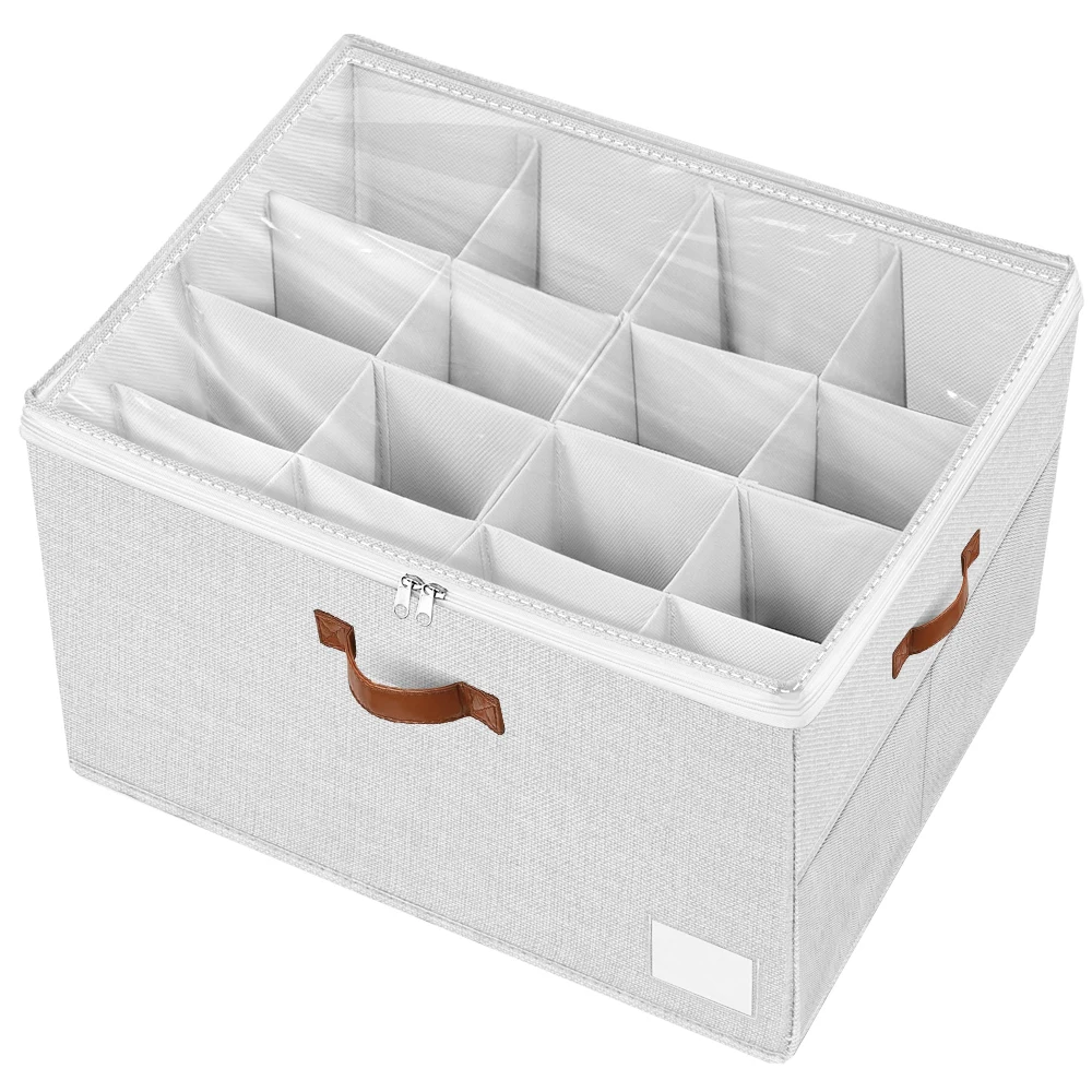2024 Best Selling Multifunctional Stackable Hardshell Shoe Storage Containers with Foldable Dividers
