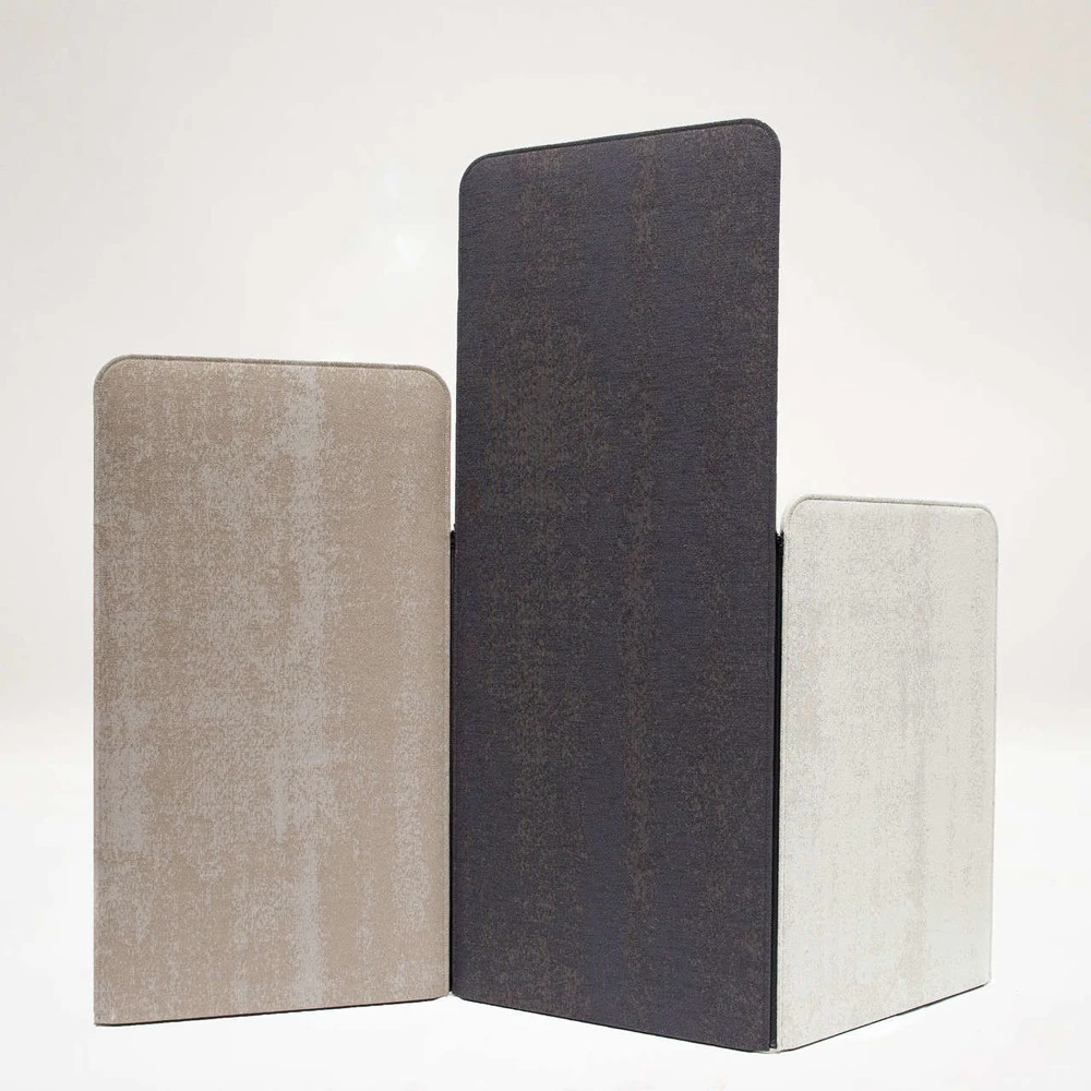 Eco-friendly light weight standing Desk Screen Office table divider Polyester Fiber Acoustic Privacy Panel Soundproof screen