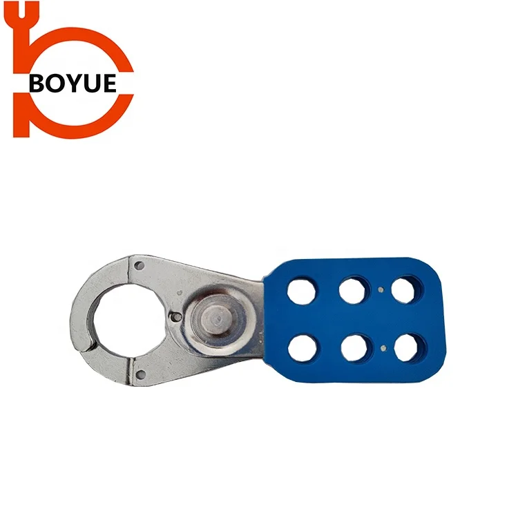 China Factory Blue Color Padlock Lock Out Safety Multipadlock Hasp Lockout With Handle
