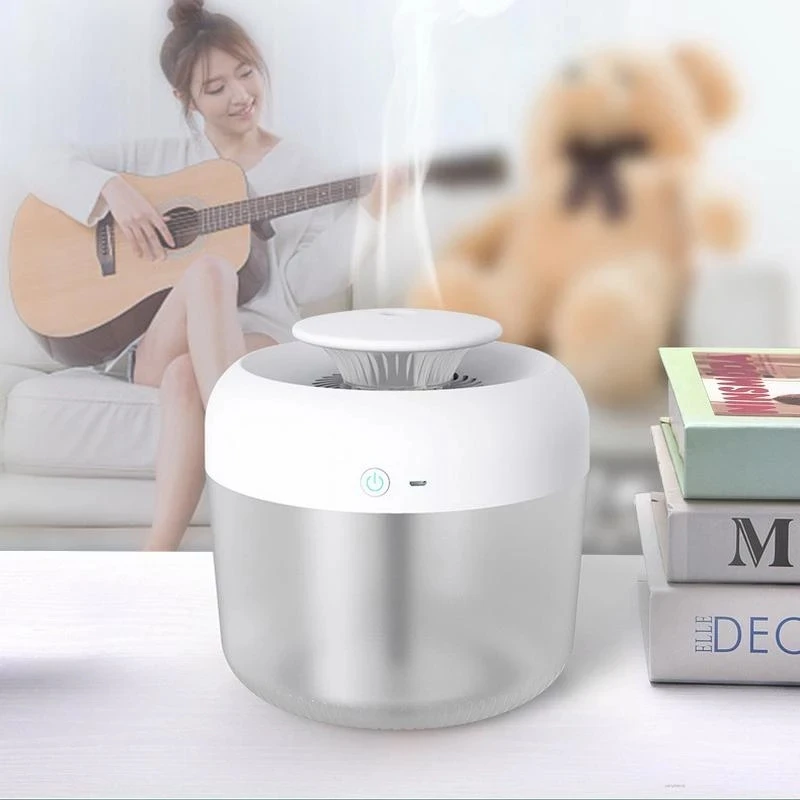 USB Aroma Diffuser Air Humidifier 2.5L High Capacity Ultrasonic Cool Mist Maker Fogger Essential Oil Diffuser With LED Lamp