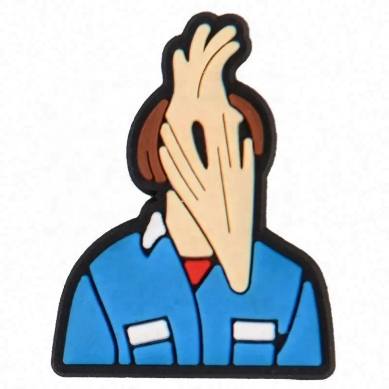 Anime custom Halloween Horror Sally Jack Killer scream The Nightmare Before Christmas Cartoon clog Charms Pvc Decoration Buckle