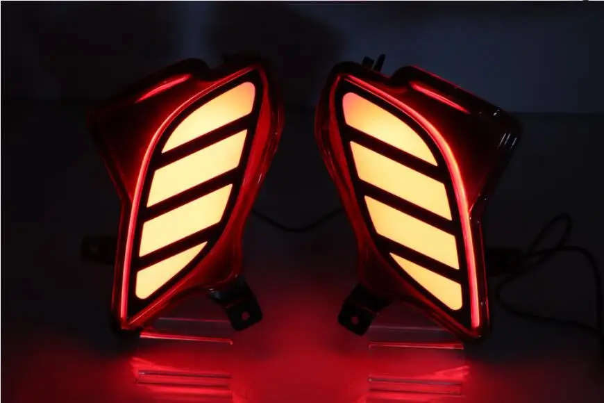 car bumper for 2020~2021 Toyota Highlander tail light taillight LED accessories Taillamp rear fog