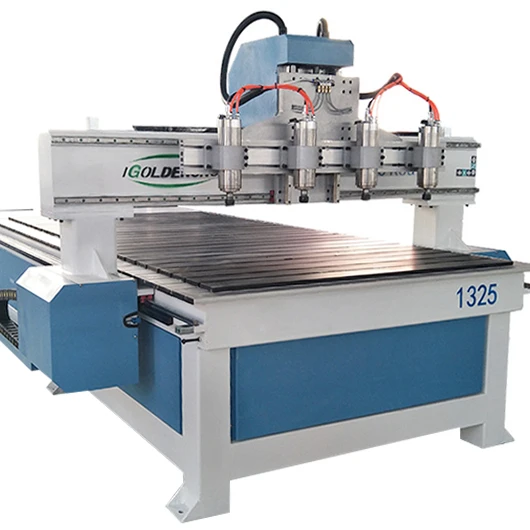 Multi шпинделя фрезерный станок с ЧПУ 3d маршрутизатор 4 головки машины 1325 цена