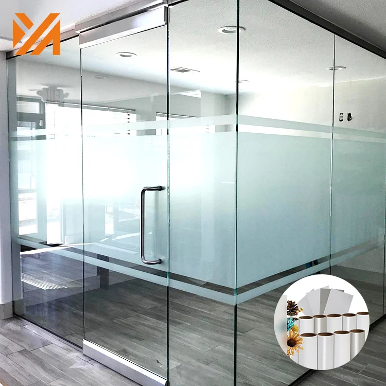 Translucent Frosted Glass Film Unidirectional Sticker For Home Window Office Bathroom Window Tint Film