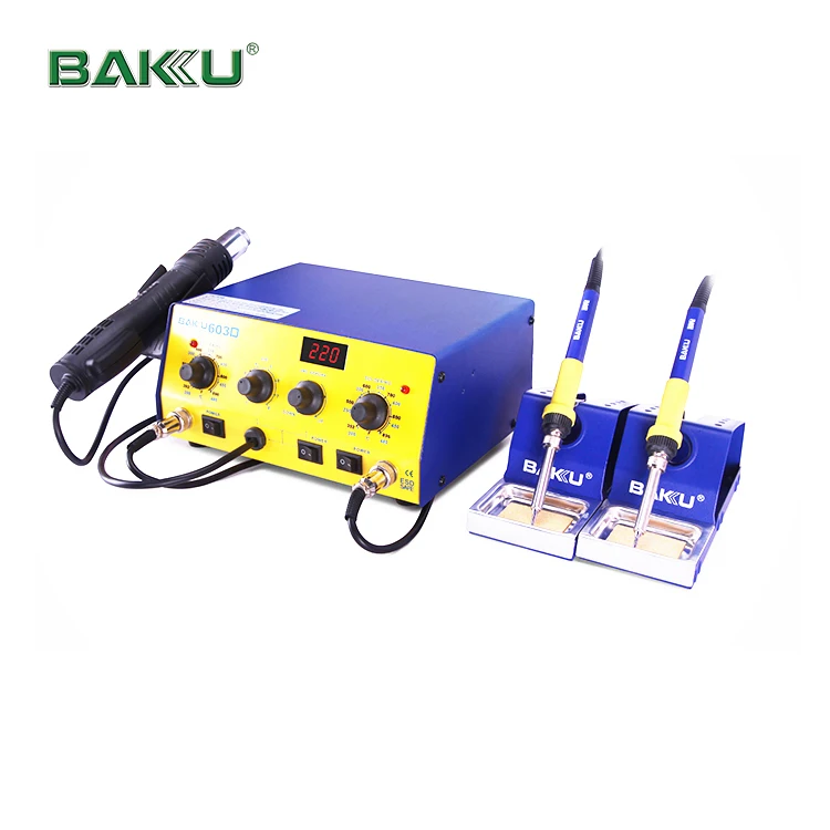  Новинка Большая скидка Баку горячая Распродажа BK-603D SMD горячего воздуха 3 в 1 светодиодный цифровой дисплей паяльная