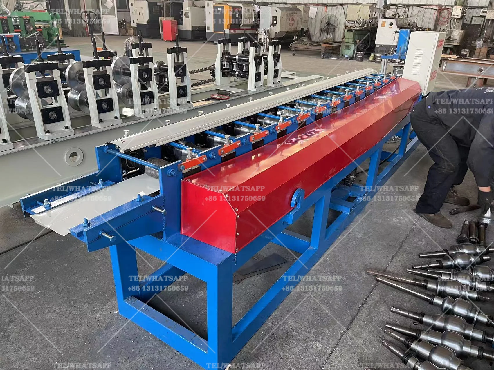 Fully Automatic Metal Shutter Door Machine Roll Forming Machine Roll up Shutter Door Machine