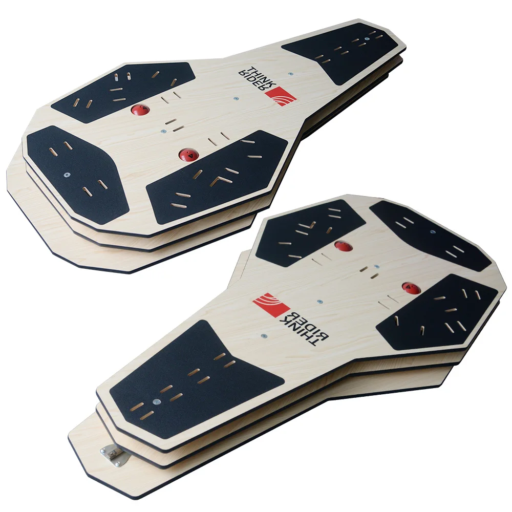 ThinkRider 3 Generation Indoor Bike Trainer Rocker Plate Cycling Rocker Board with 4 Directions Rocking Board