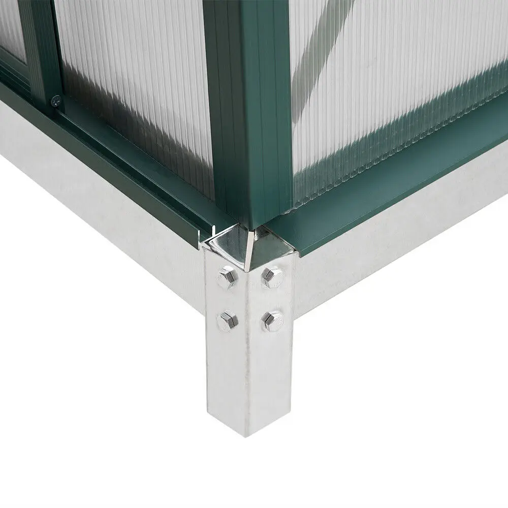 aluminium garden walk-in greenhouse