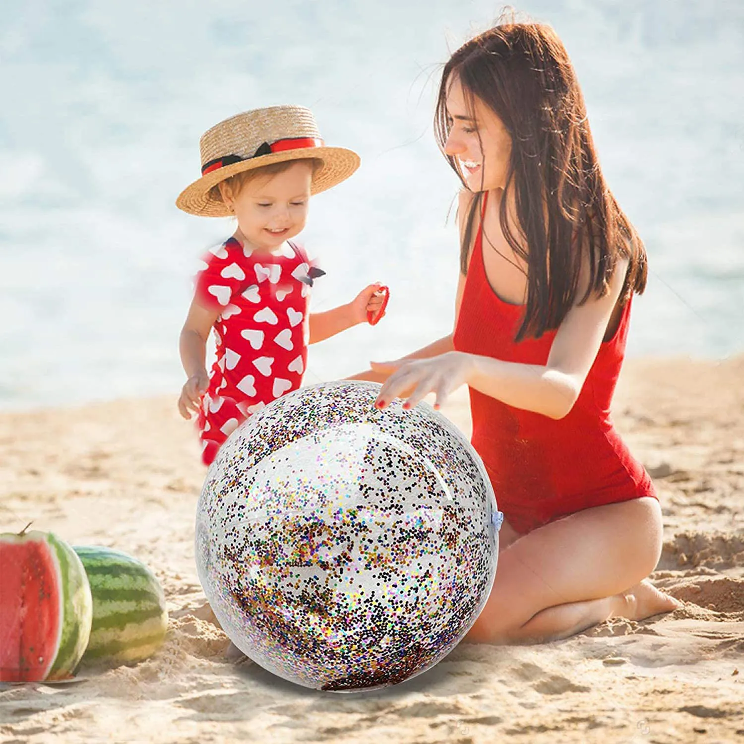 Hot Christmas inflatable outdoor PVC beach ball customized toy ball