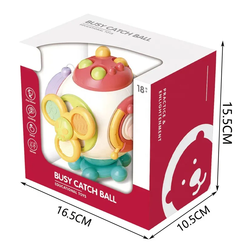 ECO Friendly ABS Multi-function Montessori Toy Ball Baby Busy Toys Other Baby Toys 2024