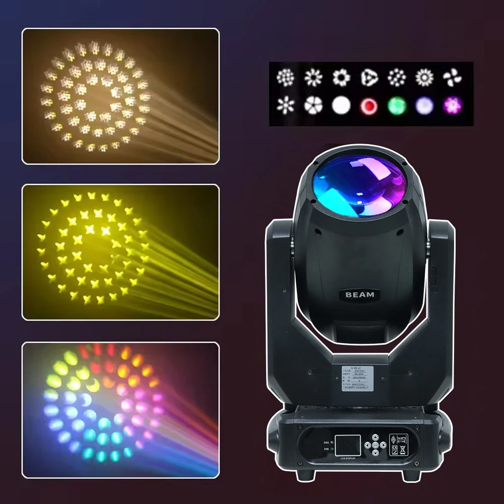 Party Disco Dj Stage Light Mini Beam Gobo Projector DMX 10w Sharpy Led Spot Moving Head Light Beam 250W Wedding Nightclub
