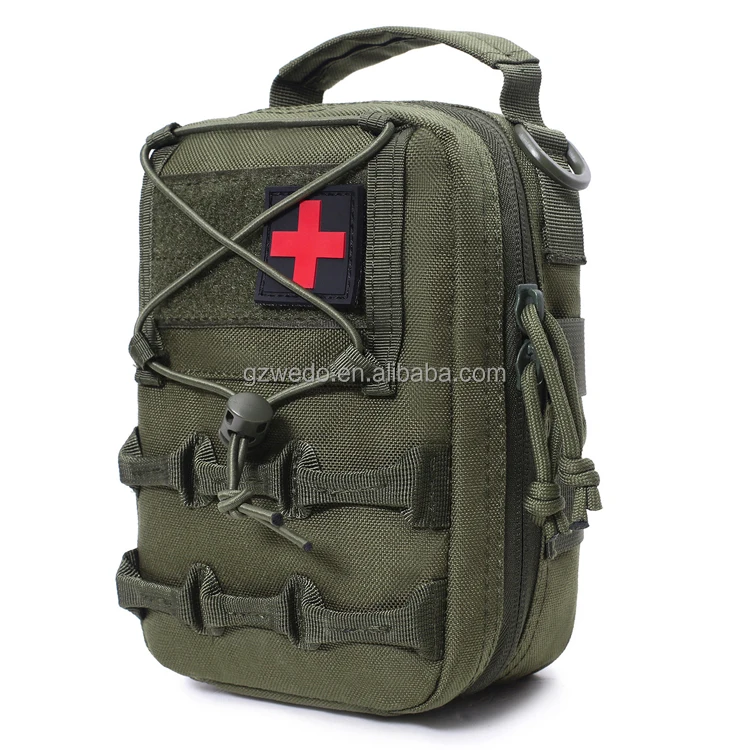 Custom IFAK Molle Tactical Medical Pouch, Empty Compact Admin First Aid Belt Pouch Tactical Bag
