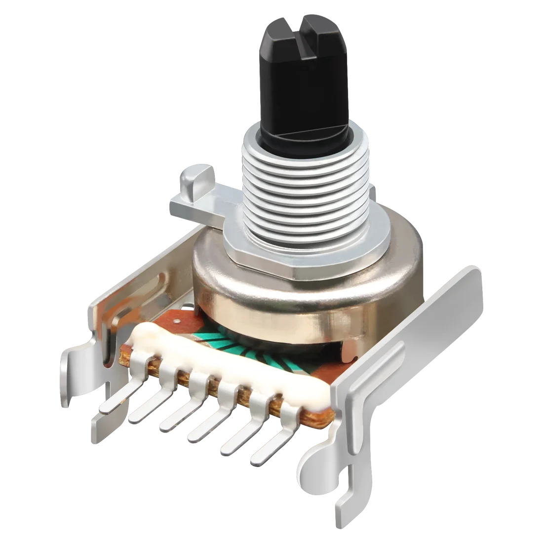 Изолированный вращающийся потенциометр вала D, ручка потенциометра 10K Soundwell RB16