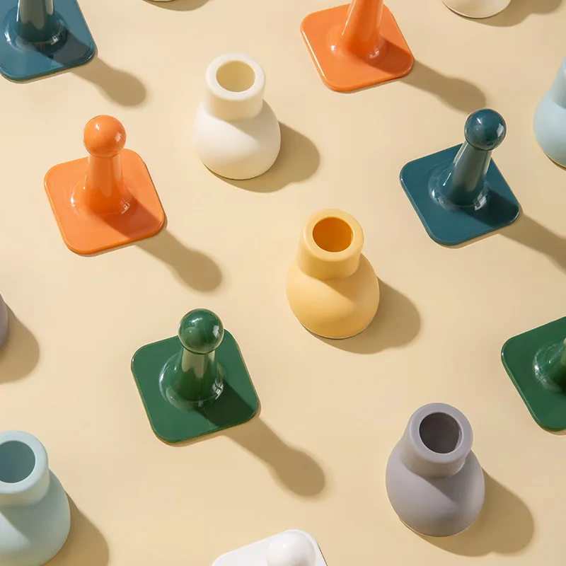 Creative Round Head Shoe Suction Household Silicone Anti-collision Door Stopper Hole-free Toilet Silent Wall Door Stopper