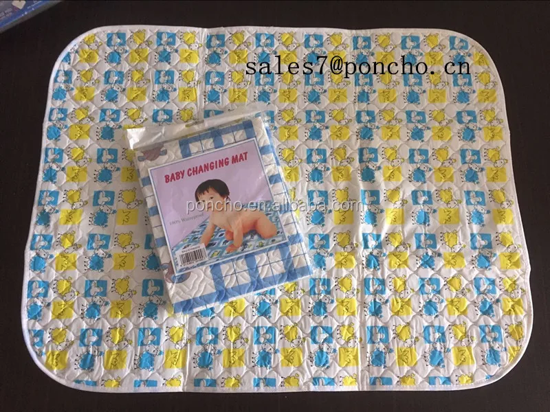 BABY PEVA+Sponge+PEVA portable changing pads mat/diaper changing mat