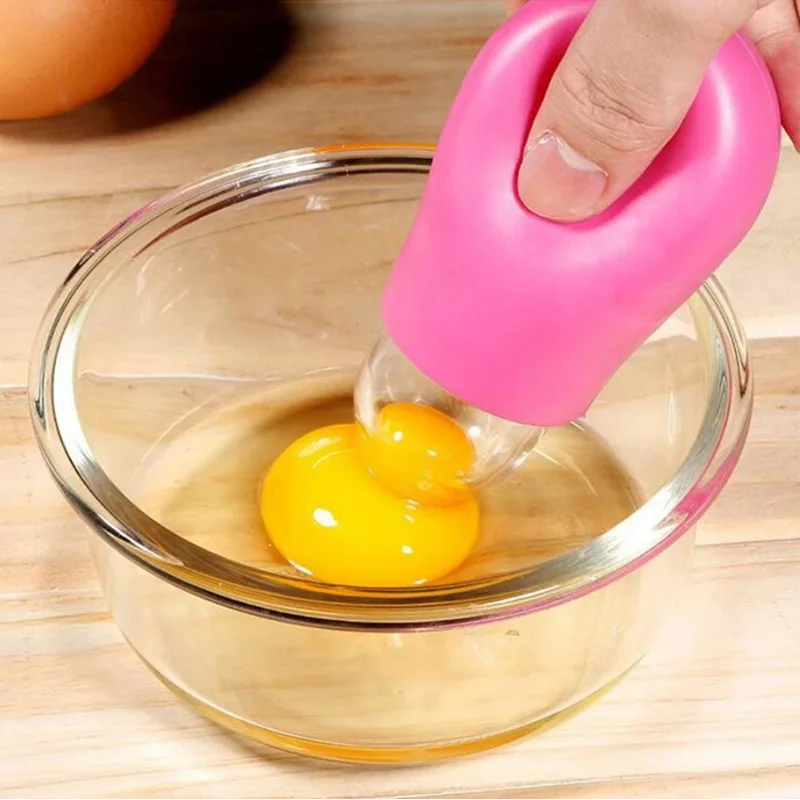 Kitchen Tool Silicone Yolk Out Egg Separator