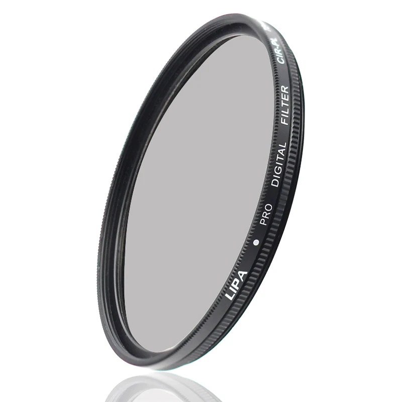 58mm circular polarizer glass filter with super slim Optical Cpl Filter