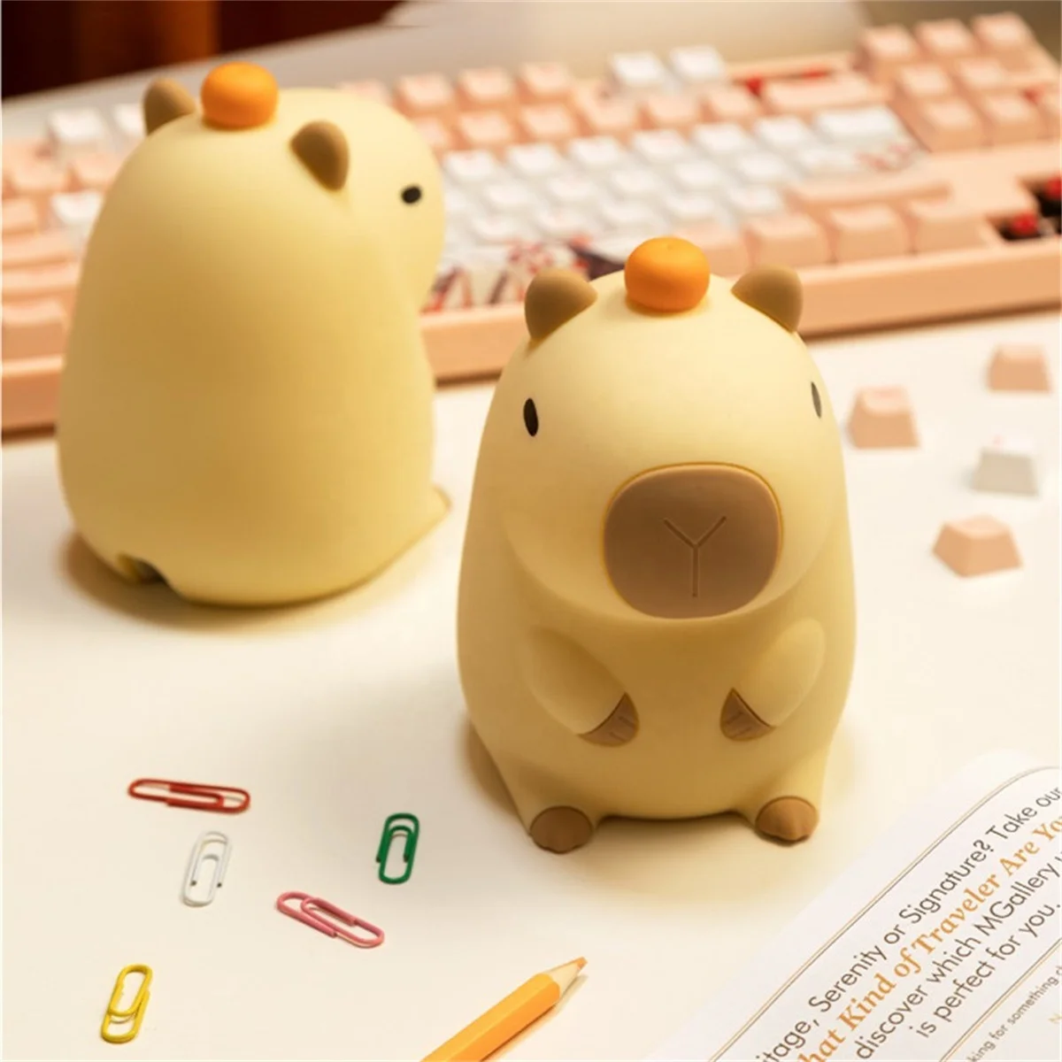 Biumart New Design Wholesale Hot Sale Silicone Night Light Rechargeable Dimming Nursery Night Lights for Baby