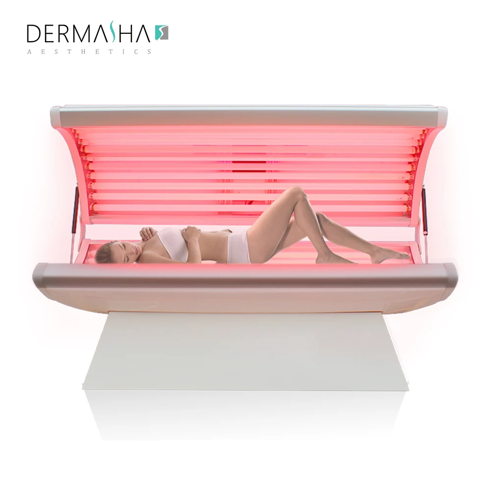 Red light bed NIR LLLT LED Photo biomodulation Therapy Bed Pdt muscle pain high blood pressure, Beauty skin care