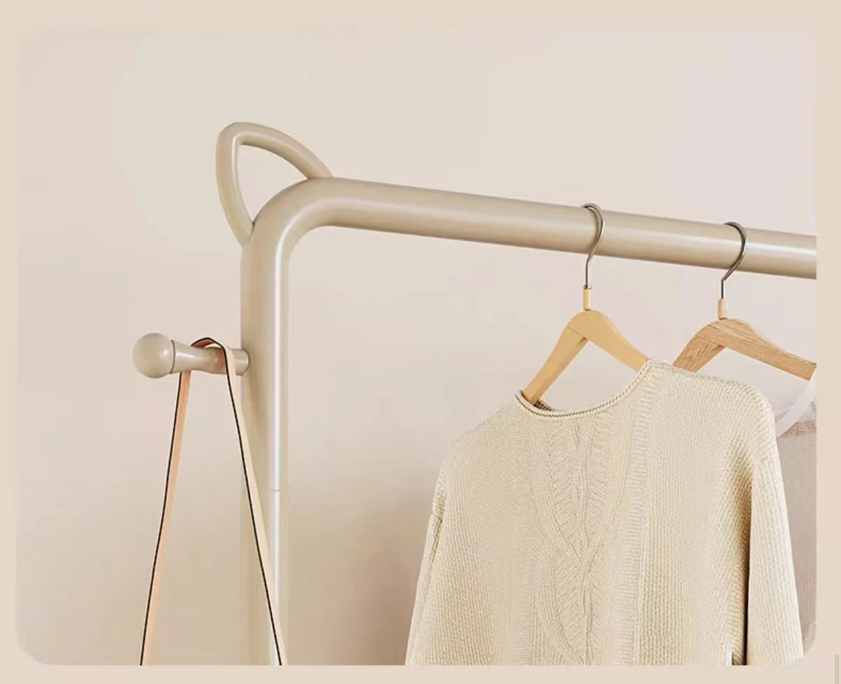 Factory Price Rolling Garment Rack Household Easy Installation Clothes Hanger And Shoe Rack