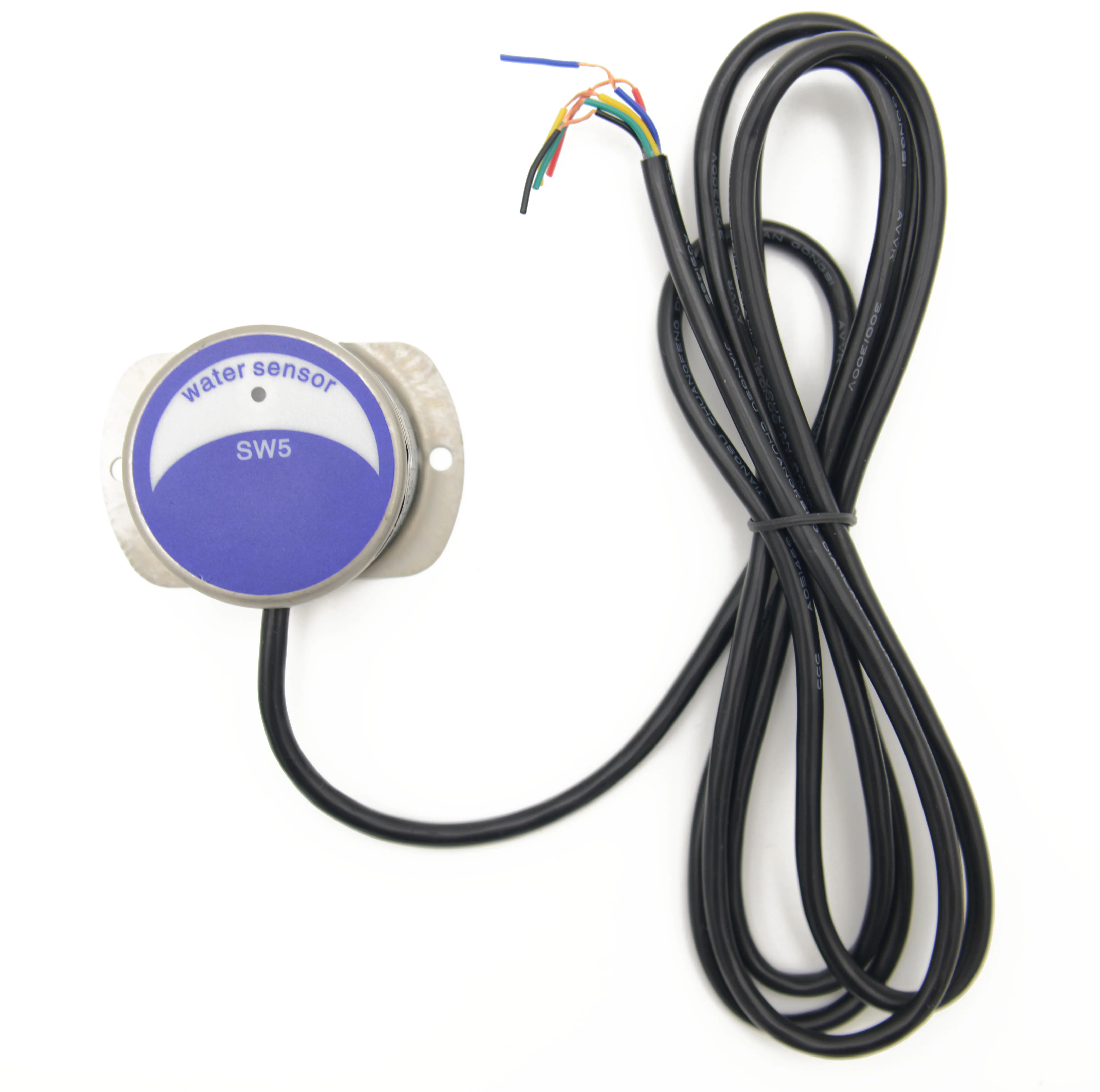 AC/DC 9-36V 304 stainless steel water leak sensor, alarm relay output water leak detector