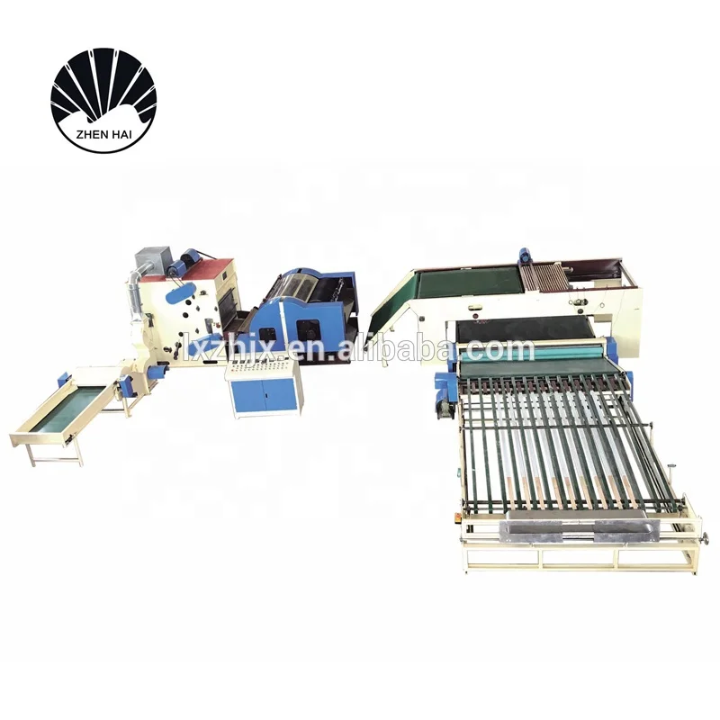 Одеяло производственная линия HFJ-88 стегальное одеяло машинного производства, производство Китай