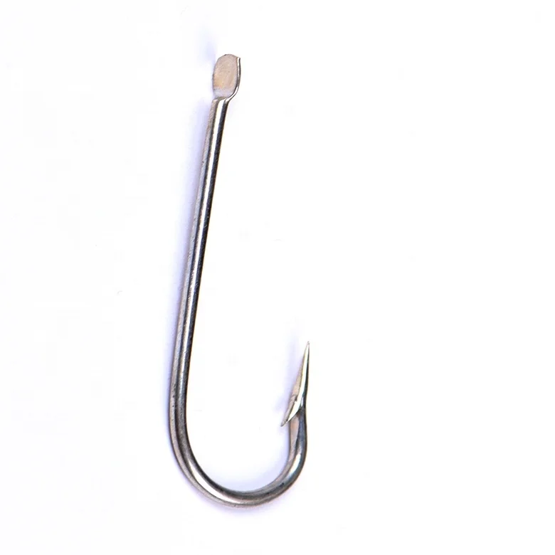 High Carbon Steel Sliced Shank  Fishing Hook saltwater big eye 65735  sea fishing hook