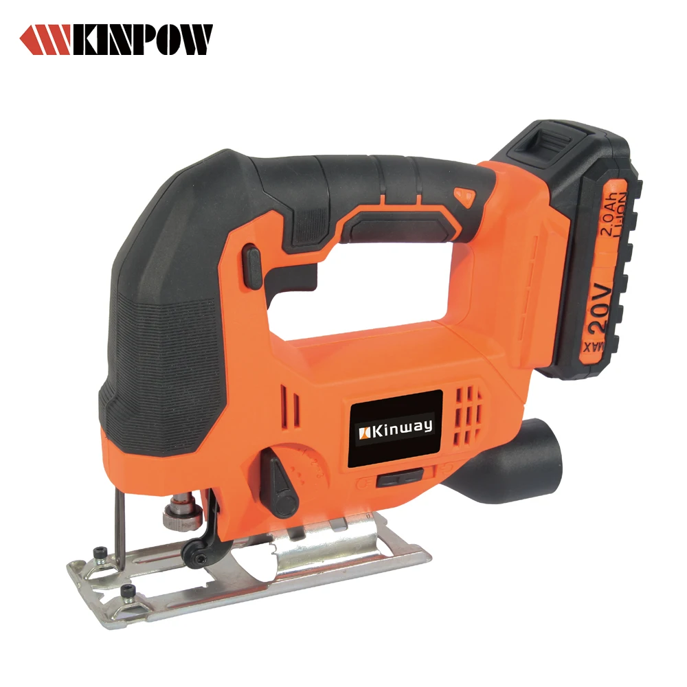 Беспроводная Лобзиковая пила KINPOW 20 в с литий-ионной батареей и мотором 775 # KWJS1801